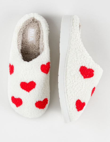 MIA - Cozi Slipper - RED HEARTS