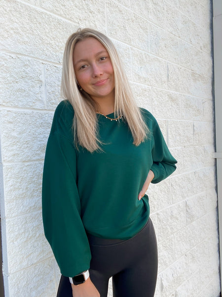 Classic Comfort Pullover - GREEN