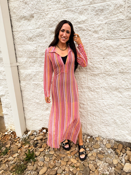 Tropical Breeze Cover Up Maxi Dress