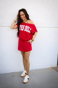 Yes Doll Weekend Skort Set - Red