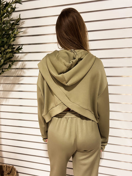 Urban Chill Luxe Hoodie - OLIVE