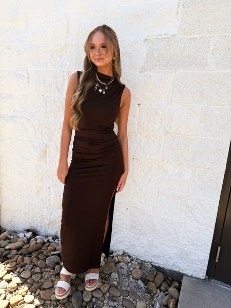 Chocolate Delight Maxi Dress