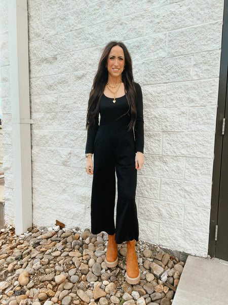 Allure Black Jumpsuit