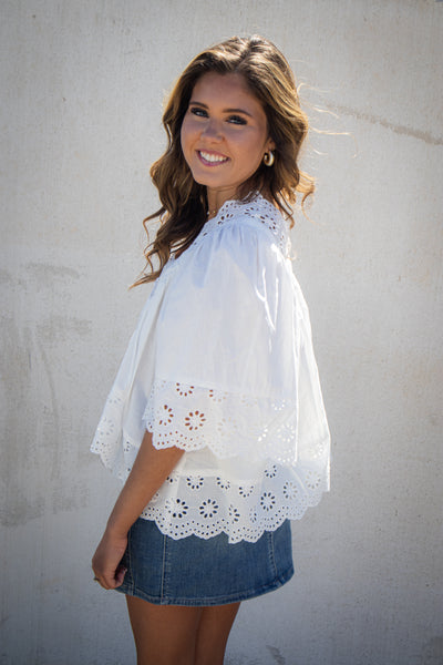 Pure Harmony White Blouse