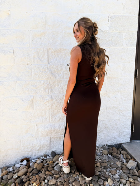 Chocolate Delight Maxi Dress