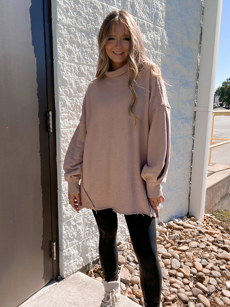 Free People - Wonderful Pullover - Winter Bloom (Taupe/Blush)