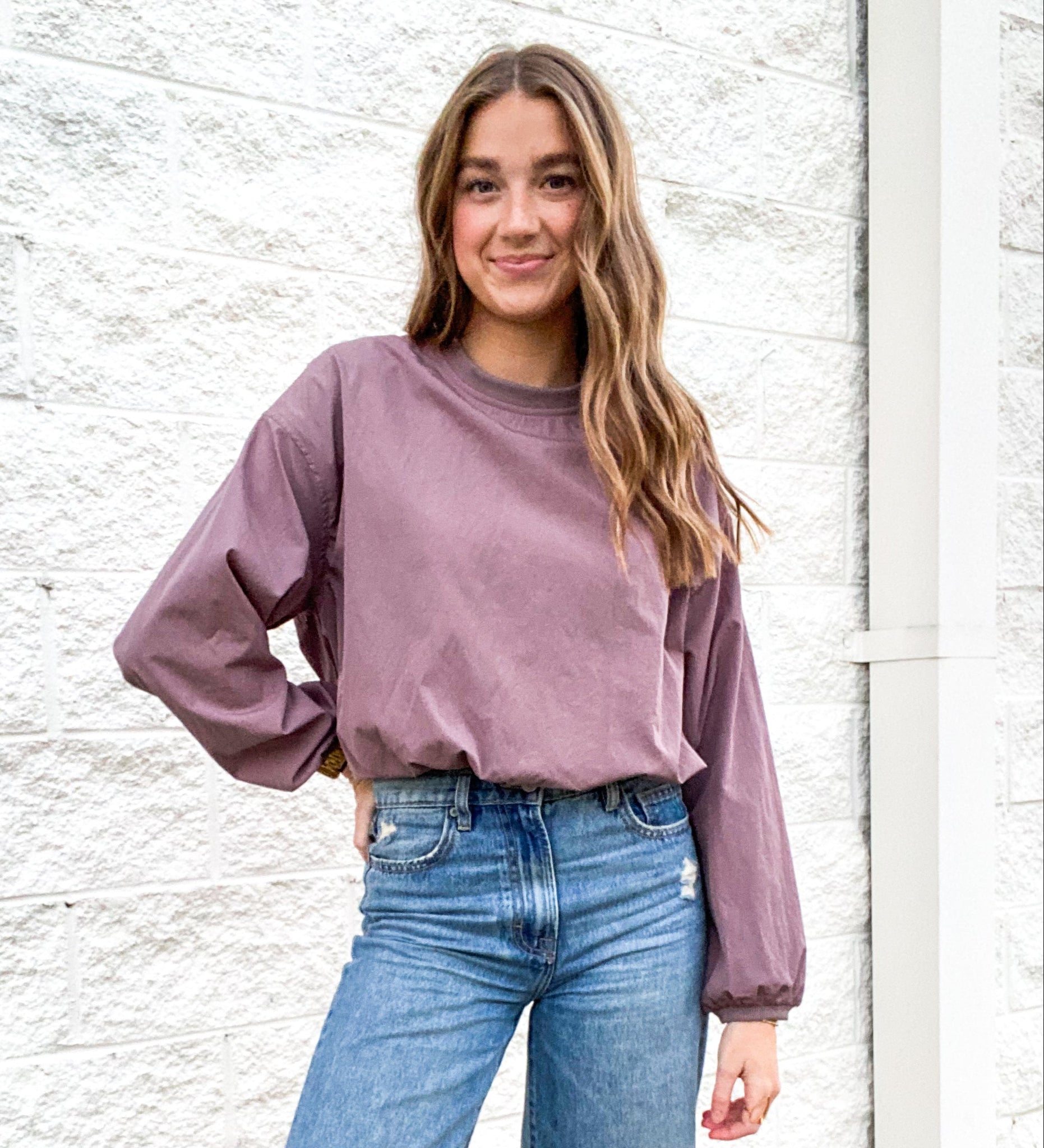 Dusty Taupe Break Thru Top