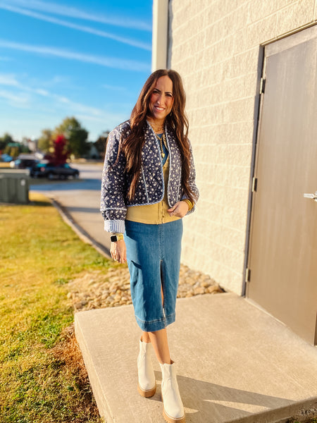 Denim Dreamer Midi Dress