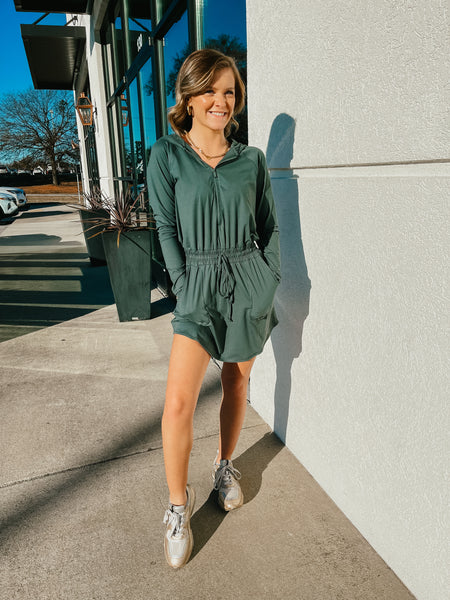 Warm Up Tennis Dress - GREEN