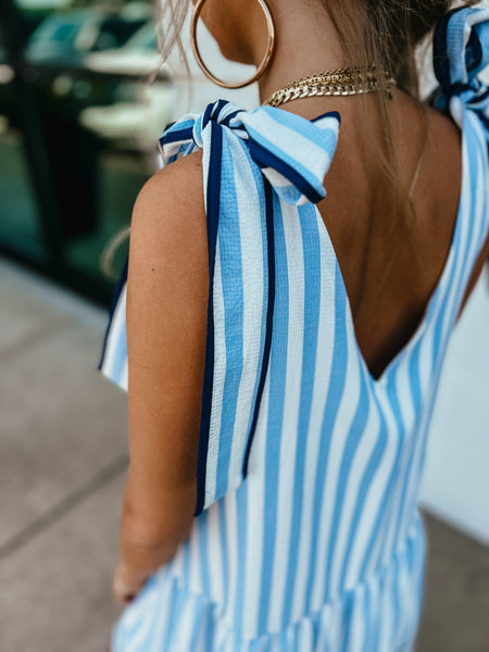 Sunday Sailing Stripe Sundress