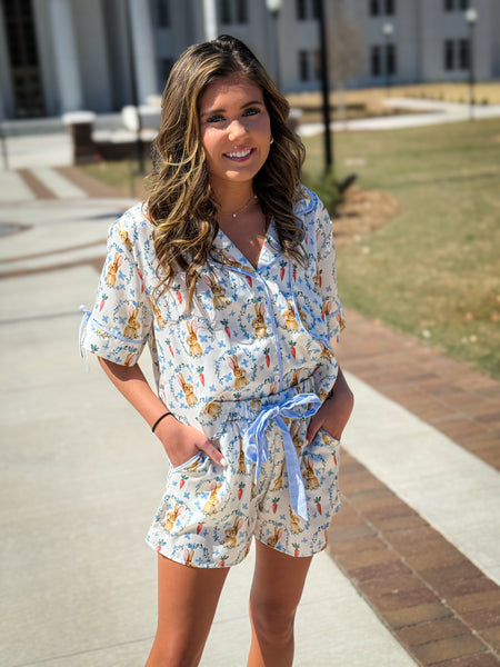 Easter Bunny Satin PJ's