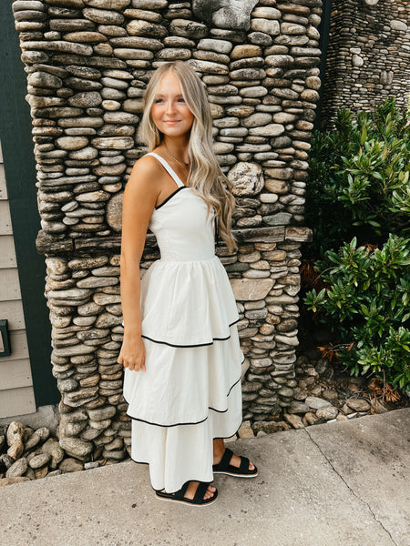 Charming Charleston Tiered Midi Dress