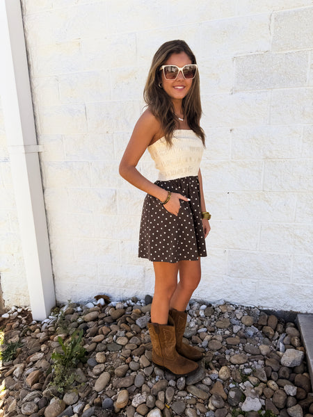 Summer Drift Polka Dot Romper