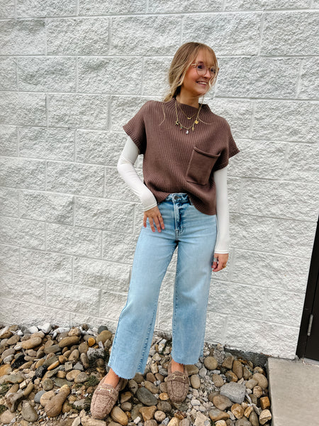 Cocoa Comfort Sweater Top