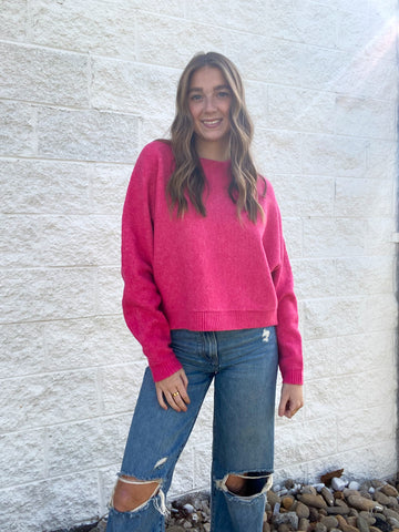 Raspberry Sorbet Sweater