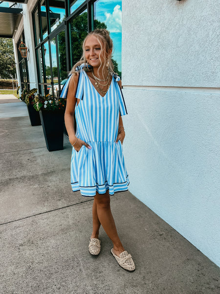 Sunday Sailing Stripe Sundress