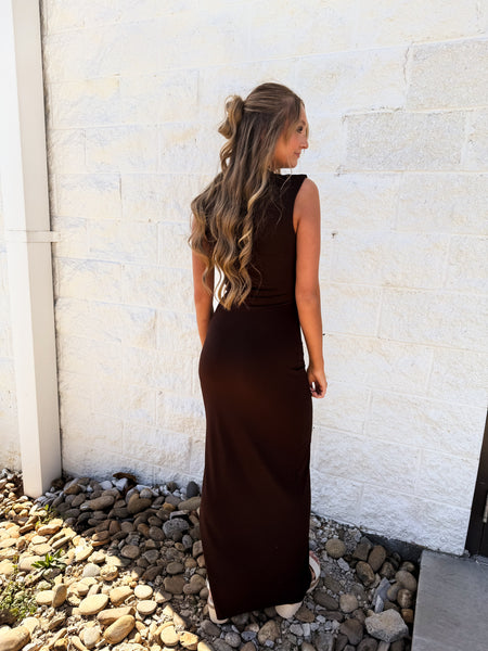 Chocolate Delight Maxi Dress