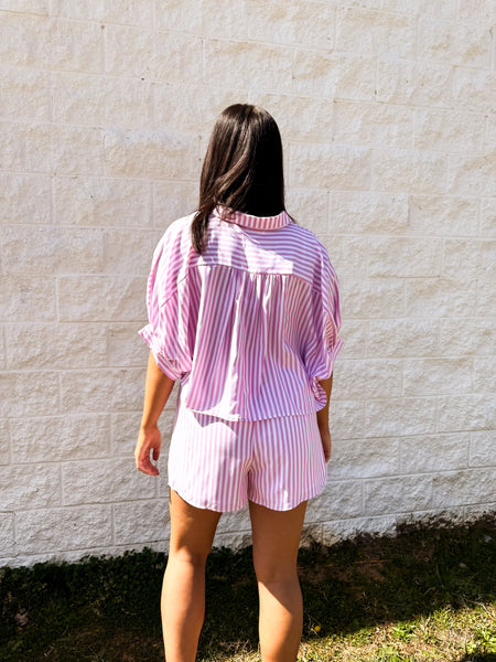 Pink Sorbet Stripe Set