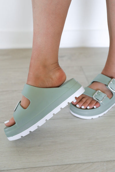 MIA - Santi Waterproof Platform Sandal - SAGE