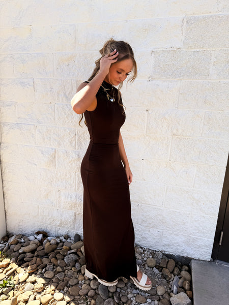 Chocolate Delight Maxi Dress