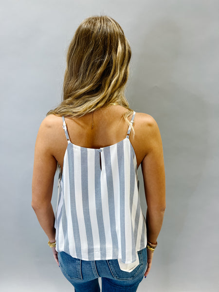 Swing Stripe Halter Top