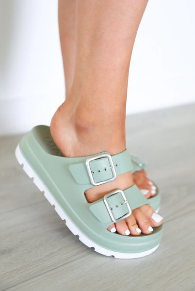 MIA - Santi Waterproof Platform Sandal - SAGE