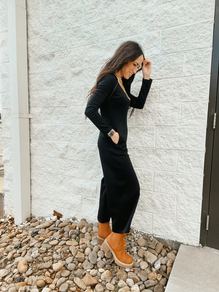 Allure Black Jumpsuit