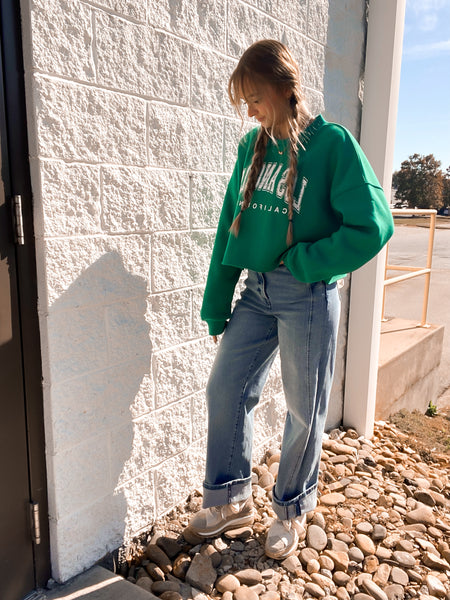 Los Angeles Campus Cropped Sweatshirt