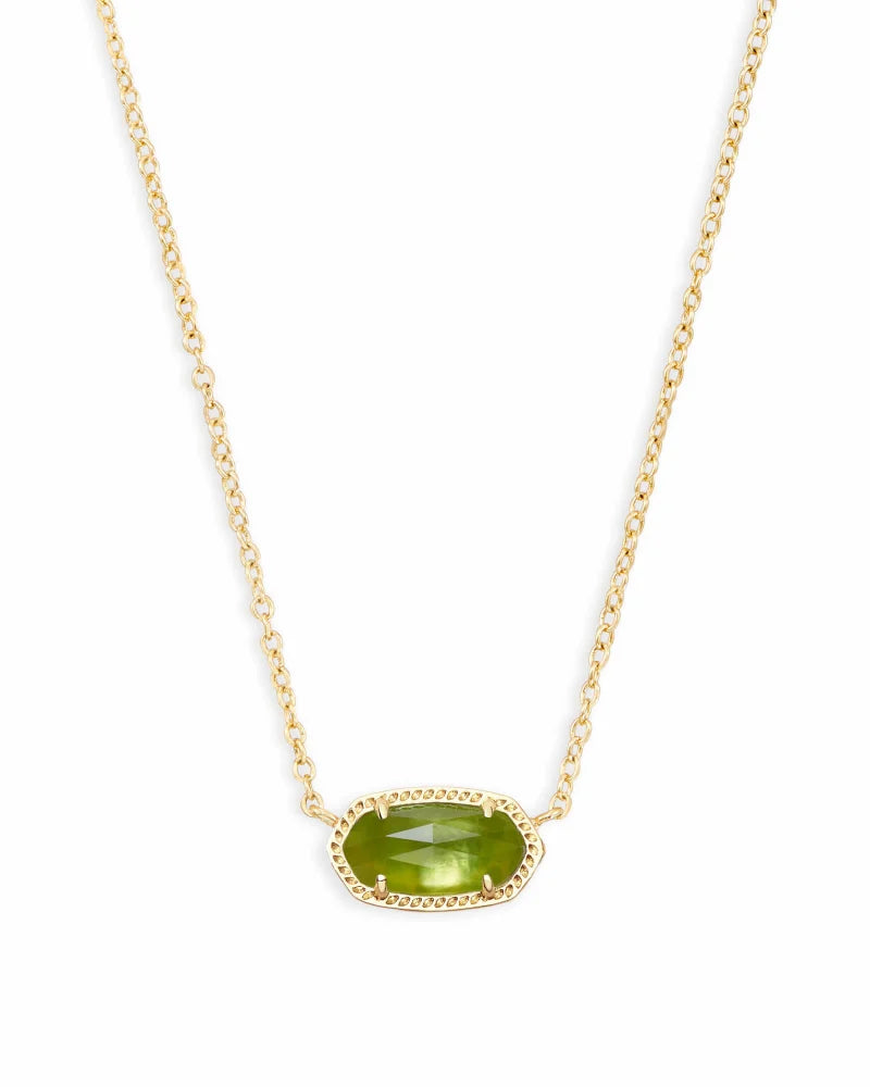 Kendra Scott - Elisa Pendant Necklace - Peridot Illusion