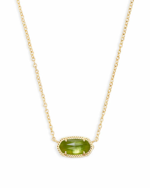 Kendra Scott - Elisa Pendant Necklace - Peridot Illusion