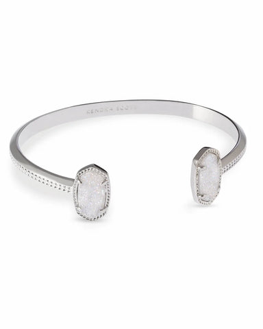 Grayson Silver Stretch Bracelet in Ivory Mother-of-Pearl