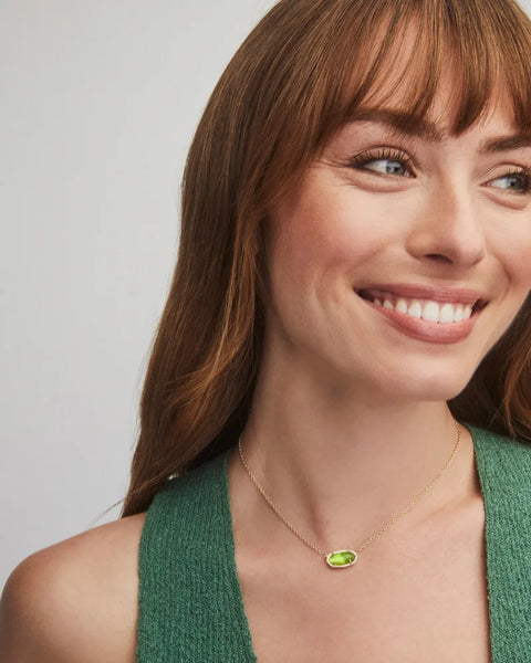 Kendra Scott - Elisa Pendant Necklace - Peridot Illusion